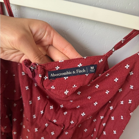 Abercrombie Red Wrap Dress - Picture 5 of 5